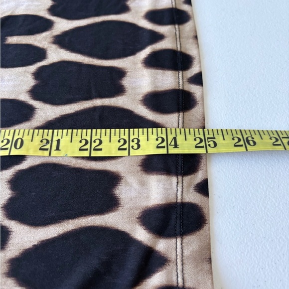 Calvin Klein 1X Cowl Neck Sleeveless Animal Print Stretch Top Office Career Work - Picture 10 of 10